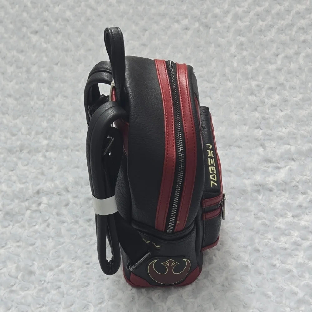 Disney Star Wars Black & Red Mini Backpack by Loungefly
